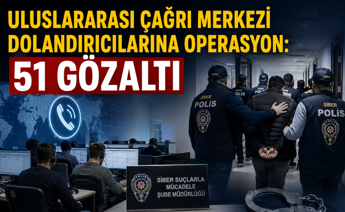 Uluslararası Çağrı Merkezi Dolandırıcılarına Operasyon: 51 Gözaltı
