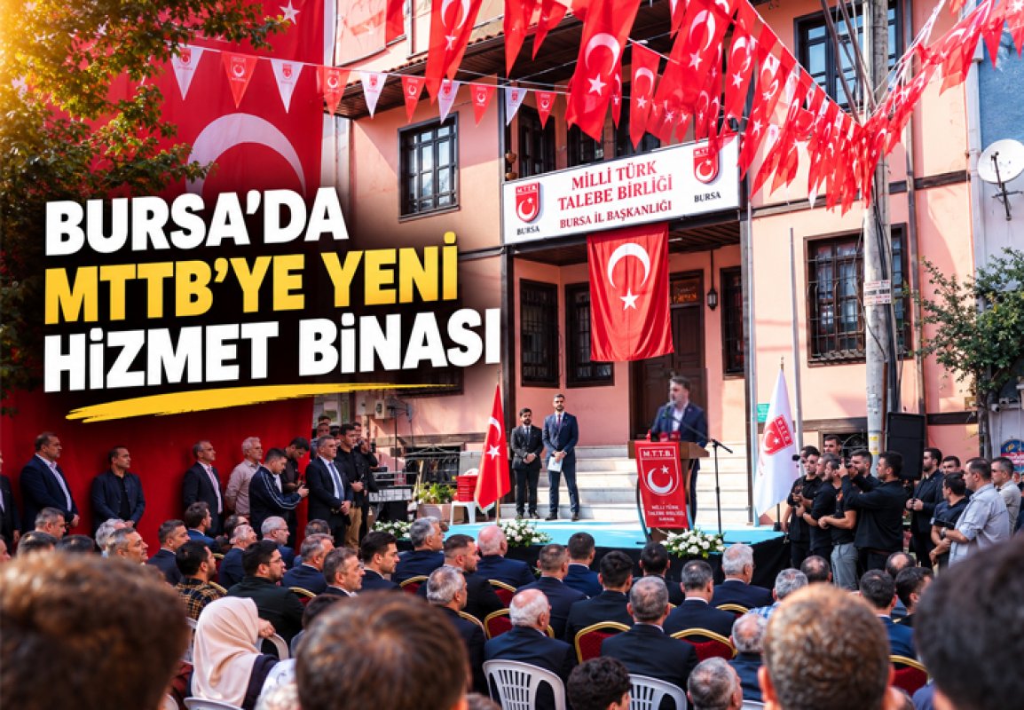 Şahin Biba, MTTB Bursa İl Başkanlığının yeni hizmet binası açılışına katıldı