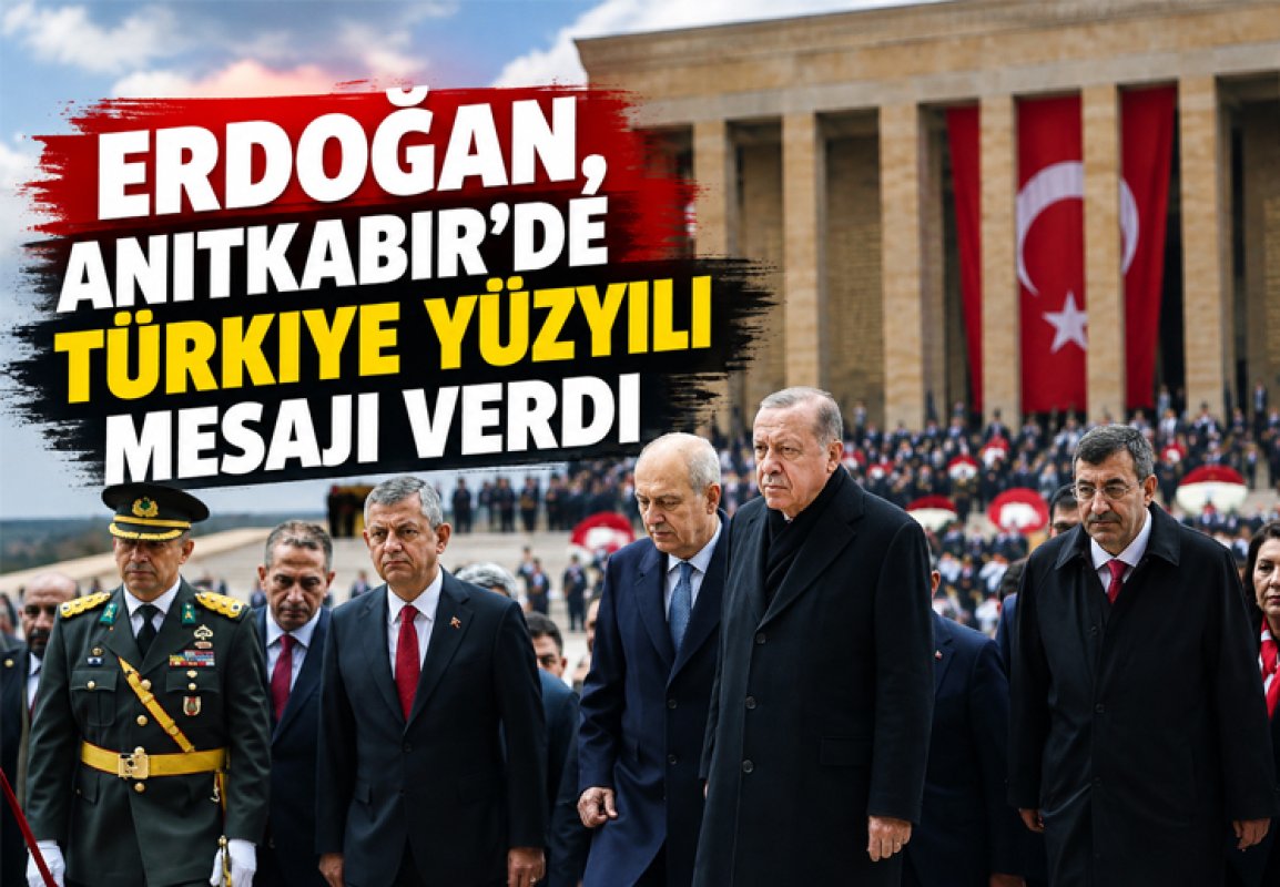 Erdoğan, Anıtkabir'de Türkiye Yüzyılı mesajı verdi