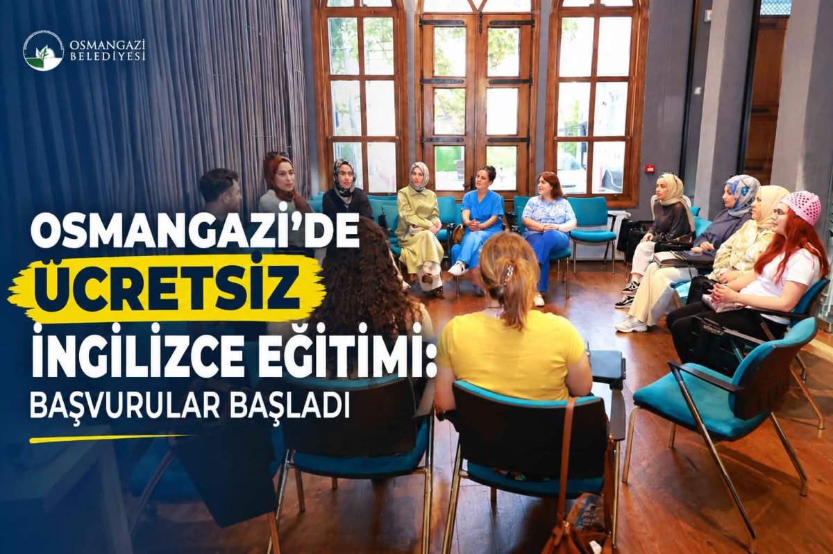 Osmangazi'de ücretsiz İngilizce eğitimi: Başvurular başladı
