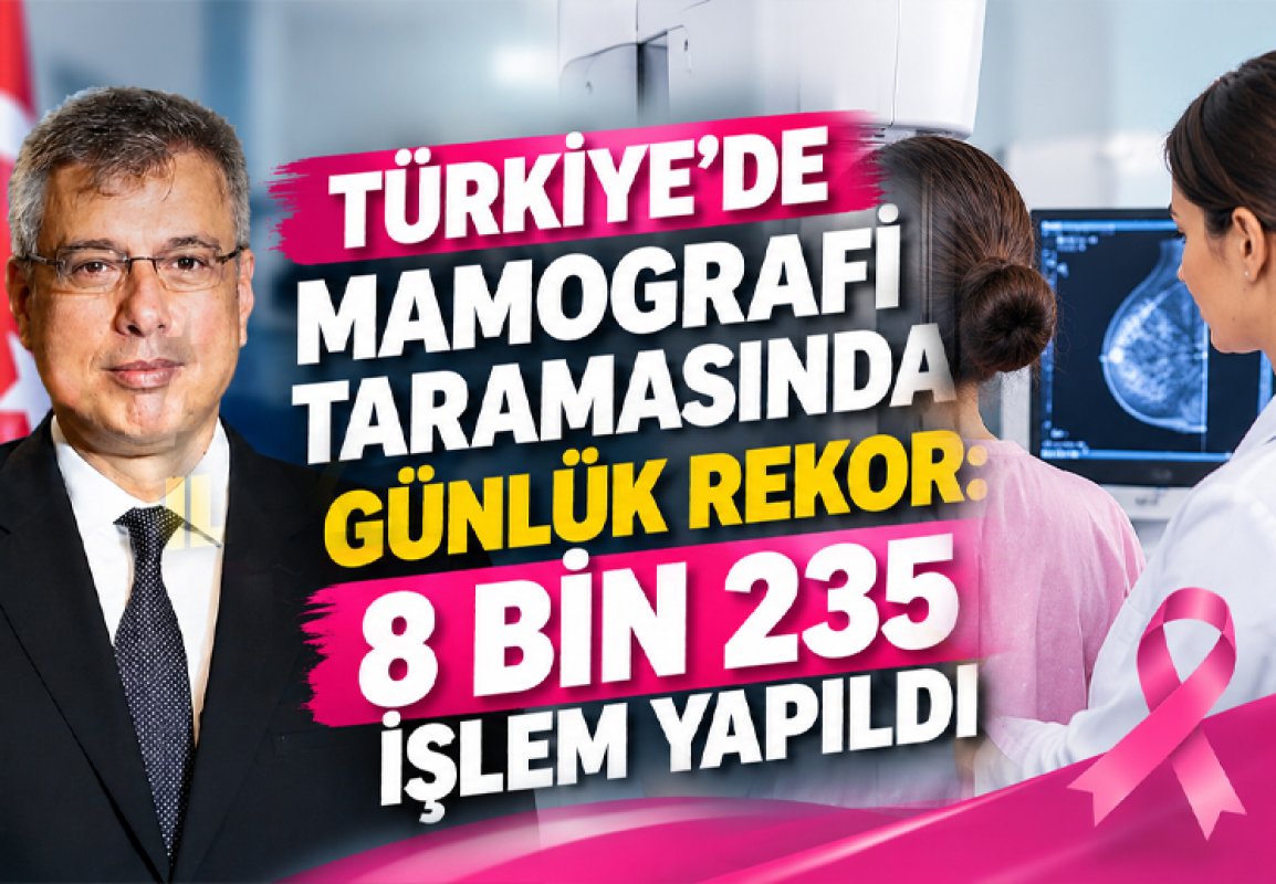 Türkiye’de mamografi taramasında günlük rekor: 8 bin 235 işlem yapıldı